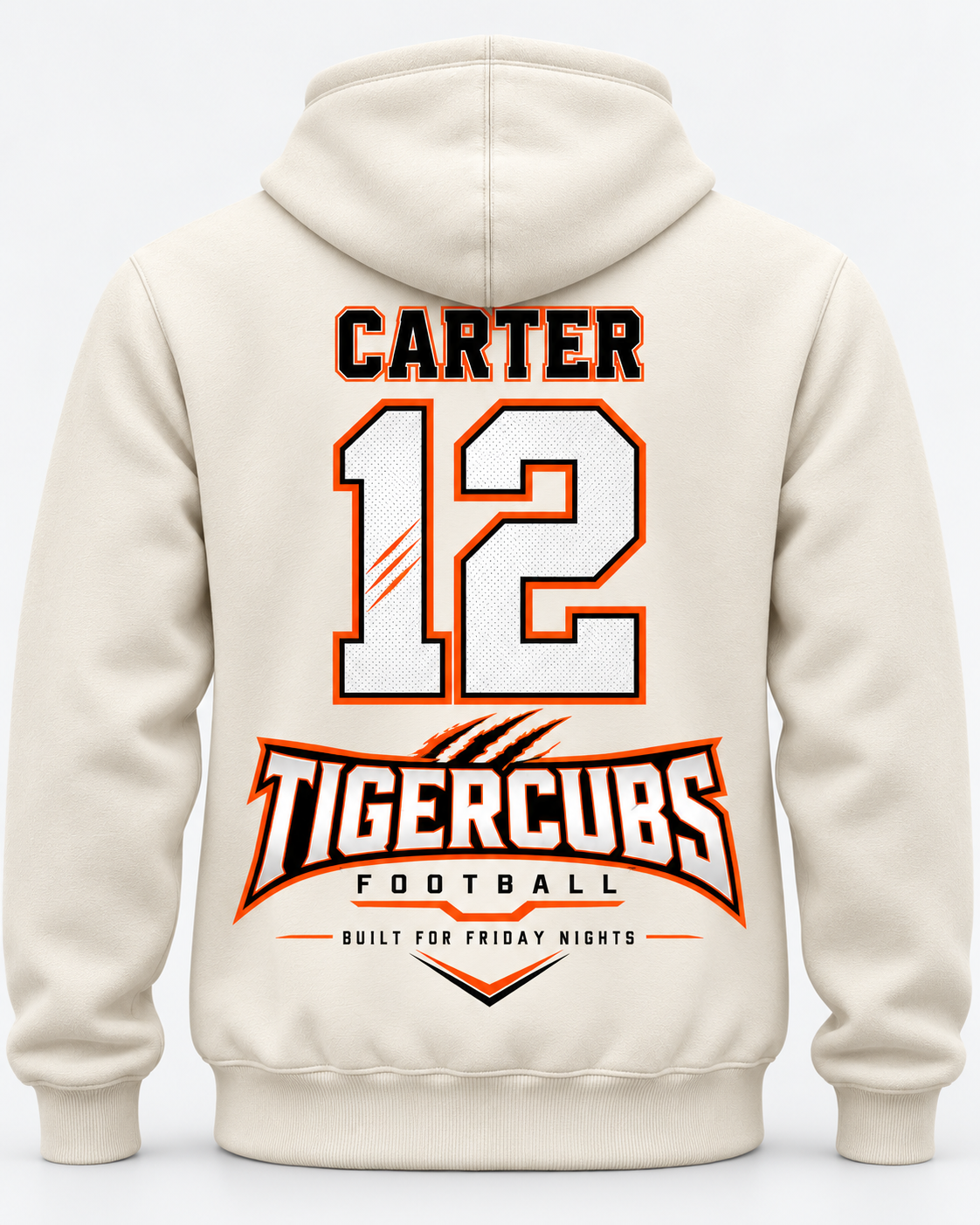 Custom Football Team Hoodie - Image 3